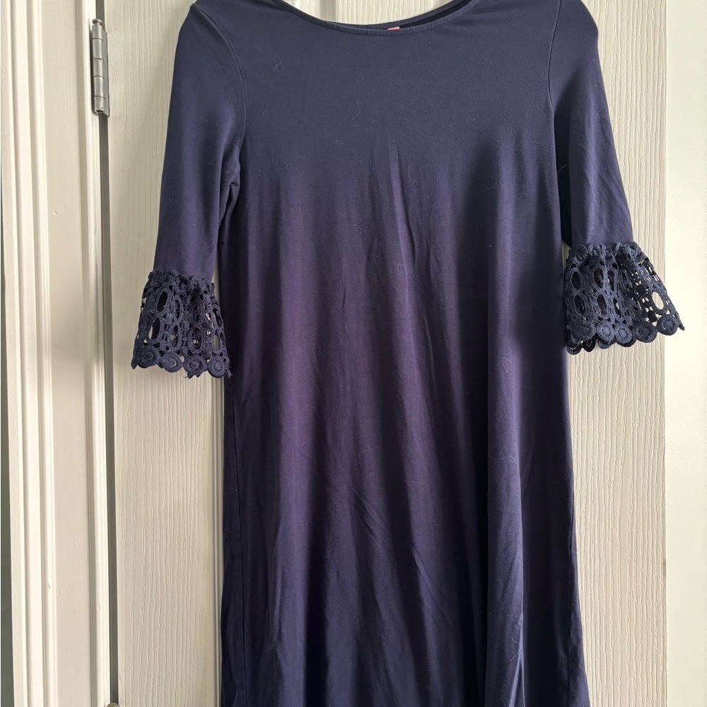 Lilly Pulitzer Blue 3/4 Bell Sleeve Sundress